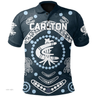 Style Summer 2023 NEW Carlton01 Polo Shirt The Blues Baggers Indigenoussize：XS-6XLNew product，Canbe customization high-quality
