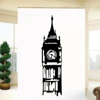 ✚❂∋ Banksy Big Ben London Landscape Wall Sticker Office Bedroom England City Towel Travel Wall Decal Playroom Vinyl Home Decor