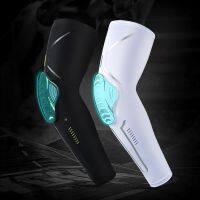 1 Piece Sports Arm Sleeves Honeycomb Breathable Anti-collision Elbow Brace Joint Outdoor Basketball Bike Cycling Protective Gear