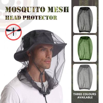 Camping Protector Fly Fishing Mesh Bug Hat Mosquito Insect Head