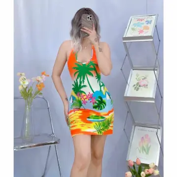 Hawaiian dress outlet lazada