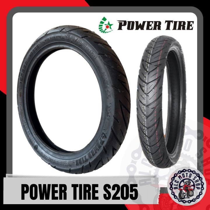 POWER TIRE S205 -SPEED TUBE TYPE MOTORCYCLE TIRE - MURANG GULONG - SIZE