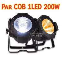 ไฟพาร์ 1 LED Par COB 200w[,มี 2 ตัวเลือกให้กด] แสงวอร์มล้วน ,แสงขาว&amp;วอร์ม  ไฟเธค ไฟปาร์ตี้ ไฟพาร์  ไฟดิสโก้ ไฟดีสโก้ Disco light