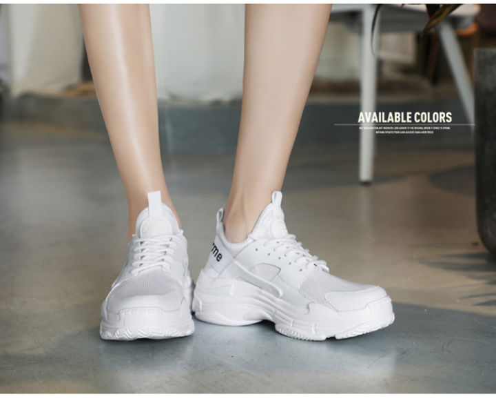 รองเท้าผ้าใบผู้หญิง-สไตล์กีฬาทรงสปอต-แฟชั่นเด็กเกาหลีสายสตรีท-new-fashion-น้ำหนักเบาสวมใส่สบาย-รุ่น-s830-december7