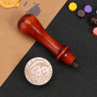 Retro Sealing Stamp Brass Heads Wedding Envelope Sealing Tool Crystal Handle Fire Paint Retro Wax Stamping Cards Stamps