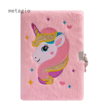 Luolizon Unicorn Diary with Lock for Girls,Girls Journal Notebook