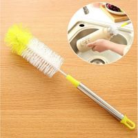 ✥ 1PC Bottle Brush Cup Scrubber Glass Cleaner Stainless Steel Long-handled Cup Brush Bottle Glass Cup Cleaning Brush Kitchen Tool