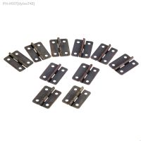 10Pcs 25x18mm Vintage Cabinet Hinges Furniture Accessories Jewelry Boxes Decorative Hinge Furniture Fittings For Cabinets