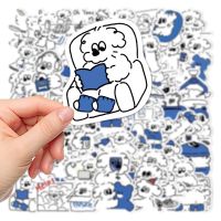 ◐ 10/30/65PCS Cartoon Funny Dog Stickers Simple Graffiti Decals DIY Laptop Noteobook Phone Wall Suitcase Sticker For Kids Toy Gift