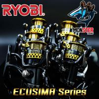 รอกสปินนิ่งเรียวบิ RYOBI ECUSIMA 1000Vi/2000Vi/3000Vi/4000Vi/6000Vi/8000Vi (BLACK)