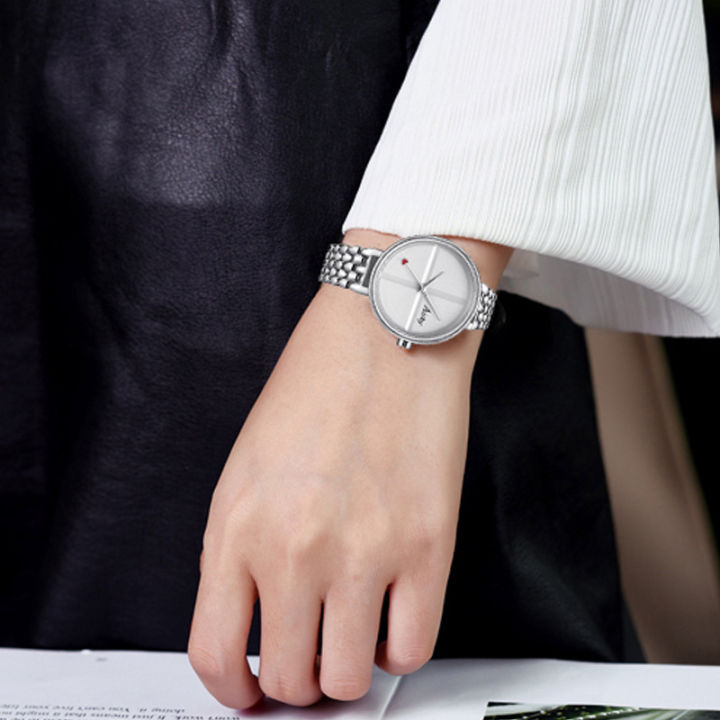 นาฬิกาข้อมือสุดหรูแฟชั่นชั้นสูงสายทองคำสีกุหลาบนาฬิกาผู้หญิงกำลังลดราคาตอนนี้