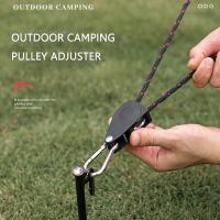 【cw】 1 Set Tent Fixed Buckle Pulley Tensioner Adjustable Rope Fastener Ratchet Hangers Lights Lifting Camping Awning Wind ！