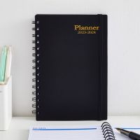 2023-2024 A5 Weekly and Monthly Planner Notebook 18 Months January 2023- June 2024 Plan Calendar 100gsm Thick Paper 200 pages Laptop Stands