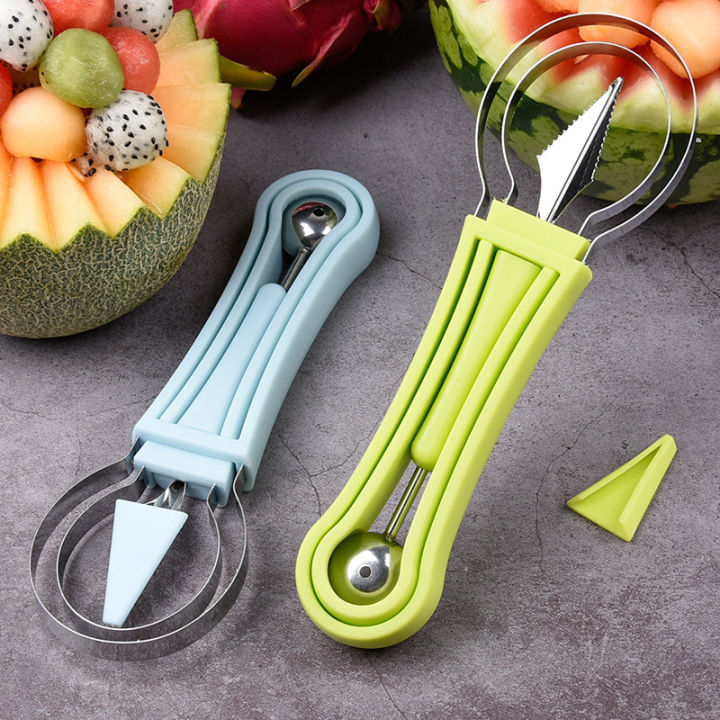 Stainless Steel Fruit Scooper Remover Cutter Fruit Slicer