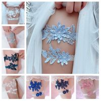 【YF】✤✎  2pcs Wedding Garter Embroidery Floral Garters Women/Female/Bride Thigh Bridal Leg