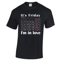 Mens T-shirtO-neck Custom Printed Its Friday Im in love Robert Smith Calendar cure inspired t shirt 8 colours men t shirt NCBW