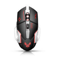 (มีในสต็อก) Q3 DPI 120024004600เมาส์ไร้สาย2.4G RGB Backlit Gaming Mouse เมาส์แบบปรับได้แบบชาร์จไฟได้ Silent Mice สำหรับคอมพิวเตอร์แล็ปท็อป **