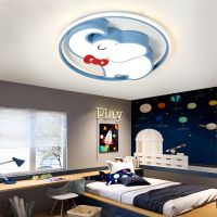 [COD] Childrens room ceiling boys and girls led simple modern creative personality cartoon elephant bedroom lamps