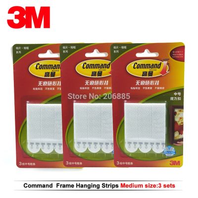 Medium 3M command Picture Hanging Strips Command damage-free magic strip Command Inter Locking Faster