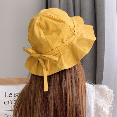 [Free ship] hat womens summer version all-match sun sunshade sunscreen sweet cute bow wholesale