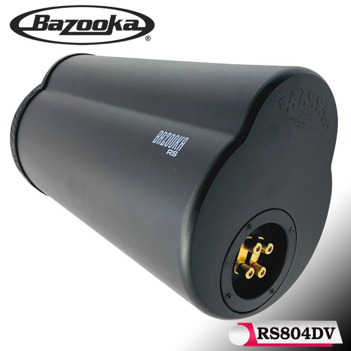 bazooka-รุ่น-rs804dv-ตู้ซับ-8นิ้ว-ติดรถยนต์-200w-max-ตอบสนองความถี่-39-1500-hz-subwoofer-ราคา-8-800-บาท-ประหยัดพื้นที่