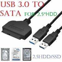 USB 3.0 to SATA 22P 2.5" Hard Disk Driver Adapter w/ USB Power Cable Adapter