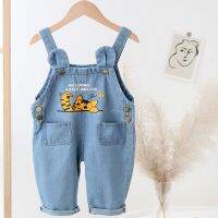 △۞✘ 1stSeller Kids Baby Boys Dungarees Infant Playsuit Pants Denim Jeans Overalls Toddler Jumpsuits