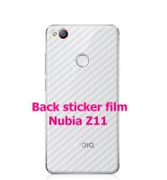 Sticker ฟิล์มคาร์บอนไฟเบอร์ลายเคฟล่า ฟิล์มกันรอยหลังเครื่อง ZTE Nubia Z11 สำหรับติดกันรอยด้านหลัง