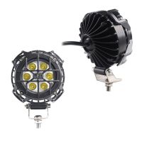 ไฟตัดหมอก Led สำหรับรถจี๊ปขับรถบนท้องถนนกันน้ำ4นิ้ว21W สำหรับรถ Atv เรือรถบรรทุก Suv 1คู่