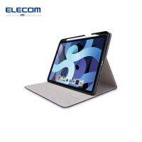 ELECOM iPad Air 10.9นิ้ว (รุ่น2020 4th) เคสหนังโน้ตบุ๊คประเภทนอนหลับใช้ได้ Apple ที่เก็บดินสอ TB-A20MSABK สีดำ