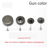 Meetee 20set 121517mm Retro Snap Fastener Press Stud Buckle for Clothing Snaps Buttons DIY Clothes Hand Sewing Accessory D3-6