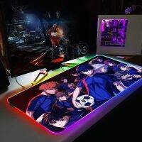 แผ่นรองเมาส์ Bluelock Rgb Lampu Belakang แผ่นรองเมาส์สำหรับเล่นเกม Xxl อุปกรณ์ติดตั้งแบ็คไลท์สำหรับวางบนโต๊ะน่ารักเสื่อเมาส์สำนักงานขยาย