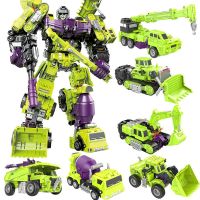 Corinada JINJIANG 6 IN 1 Hook Transformation KO GT Devastator Action Figure Engineering Combiner Crane Gravity Model Gift Kid Adult