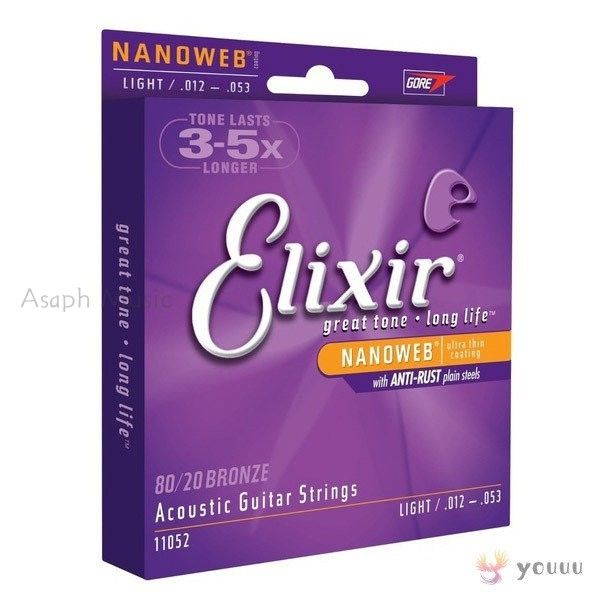 สายกีตาร์-elixir-nanob-สำหรับกีต้าร์อะคูสติก