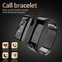 2-in-1 Smart Bluetooth Headset Bracelet Heart Rate Health Sleep Monitoring Sports Watch Wireless Earphone Smartwatch Wristband