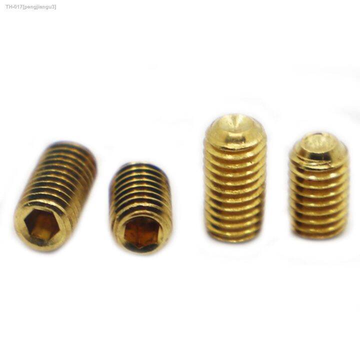 din916-m2-m2-5-m3-m4-m5-m6-m8-m10-brass-hexagon-hex-socket-set-screws-with-cup-point-grub-screw-bolts