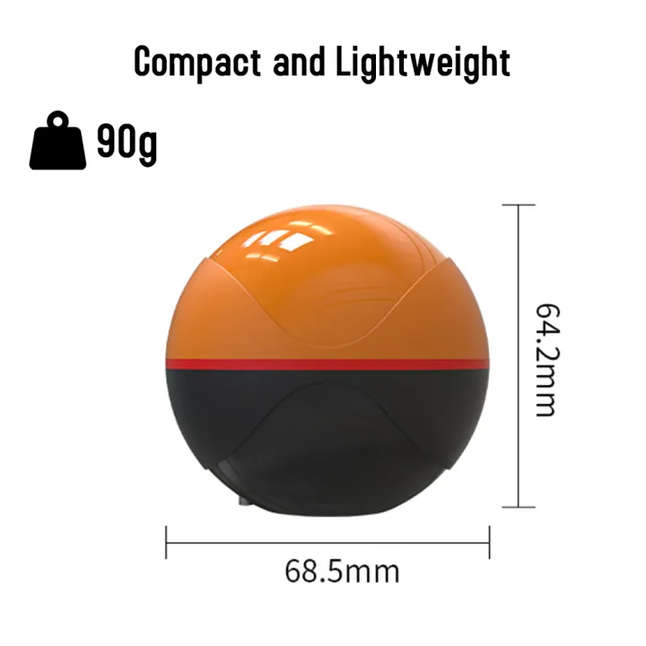 เครื่องหาปลาโซนาร์พกพาได้เหยื่อล่อปลาอัจฉริยะไม่มีสาย-bt-สำหรับการตกปลาเรือคายัค