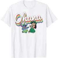 HOT ITEM!!Family Tee Couple Tee  Adult T-Shirts &amp; Stitch Pride Ohana Rainbow T-Shirt - Mens T-Shirts