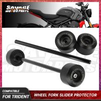 For Trident 660 Tiger Sport 2020-2023 Front Rear Wheel Axle Fork Slider Protector Motorcycle Accessories Falling Pads Protection