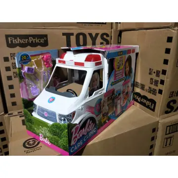 Barbie ambulance best sale toys r us