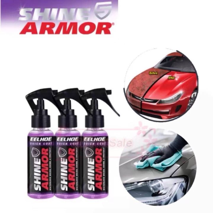 Shine Armor 3-in-1 Ceramic Car Coating - 2 Pack, Black