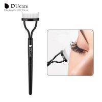 ☊❡▼ DUcare Black Eyelash Comb Eyebrow Mascara Brush Applicator Sturdy Metal Eyelash Separator Definer with Comb Cover Makeup Tools