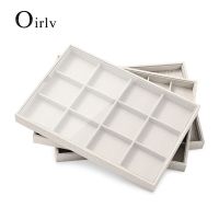 Oirlv ถาดหนัง สําหรับจัดเก็บเครื่องประดับ สร้อยคอ สร้อยข้อมือ แหวน ต่างหู P101 P102TH