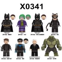 Compatible with LEGO Minifigure Building Blocks Assembled Toys Small Particles Childrens Gift Batman Catwoman Killer Crocodile