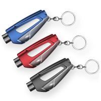 Portable Car Emergency Hammer Multi-function Window Breaker Seat Belt Cutter Keychain Life-Saving Escape Rescue Tool