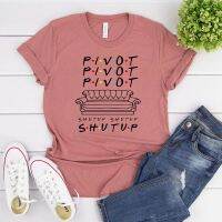 [Lanbo clothing] เสื้อ Pivot Shirt} เสื้อ Pivot Friends เสื้อยืดสตรีทแวร์เสื้อลำลองสำหรับผู้หญิงขนาดพิเศษเพื่อนเสื้อยืดกราฟิก