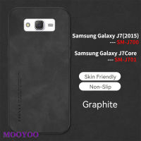 เคส Samsung Galaxy J7 Core J7 2015เคสโทรศัพท์นิ่มป้องกันกล้องเปลือกแกะหรูหราหนังแท้ J7Core ปลอกสำหรับ Samsung SM-J701 SM-J700