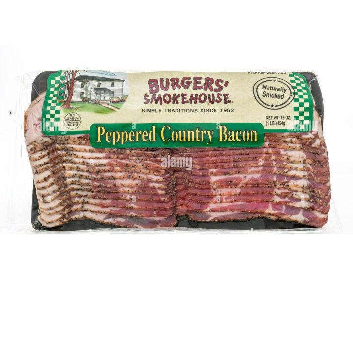 BURGERS' SMOKEHOUSE PEPPERED COUNTRY BACON 454G | Lazada