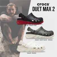 Crocs Collection รองเท้าแตะ รองเท้ารัดส้น รองเท้า Crocs CR UX Duet Max II Clog 208776-160 / 208776-3J8 / 208776-0WQ (2690)