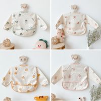 【CC】 Baby Bibs Children Newborn Burp Cloths Anti-dirty Gown Toddler Accessories